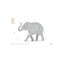E Is for Elephant - impression d'art graphique-52837447-52837446-52837450