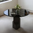 Table de salle à manger ronde Kinton avec plateau en marbre naturel