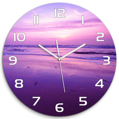 Joviah Glass Wall Clock