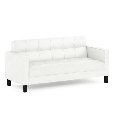 Tuskegee 74.5'' Faux Leather Sofa