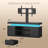 Tv Stand With Mount And Power Outlet, Tv Mount Up To75 Inch Tv, Modern Led Tv Stand With Shelves & 4 Drawers And Black Entertainment Center-1523793056