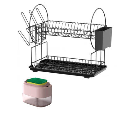 Rebrilliant Lorang Metal 2 Tier Dish Rack