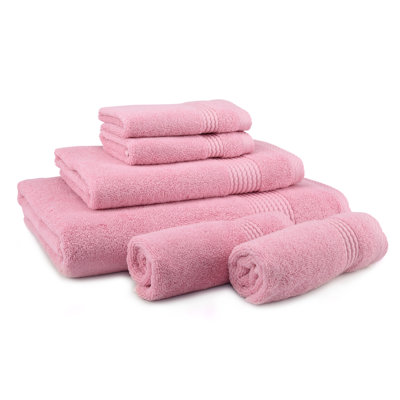 Adlena 6 Piece Turkish Cotton Towel Set