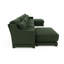, Quatre sièges, chenille, assorti, éponge de haute qualité, assise ergonomique, assemblage facile, siège en chenille à différentes pièces avec support lombaire mobile, structure en bois, coussins entièrement compressés, élégant