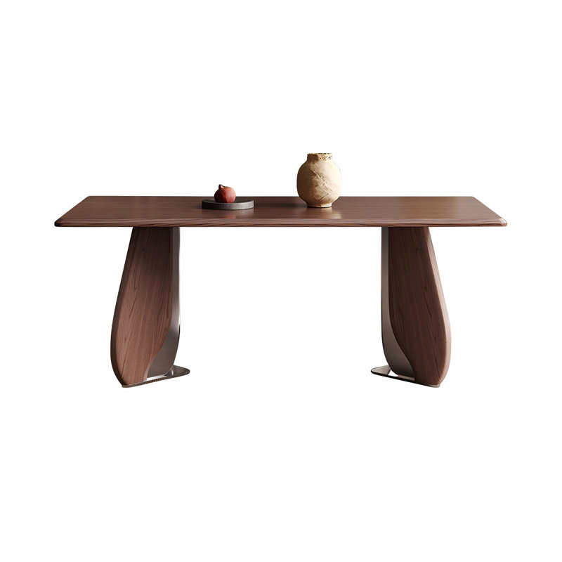 Table de salle à manger en acier inoxydable, H 29,53 po x L 29,53 po x l 31,50 po