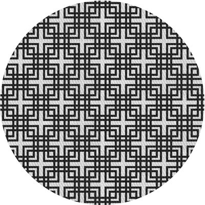 Tapis zone grise à motifs West Newbury