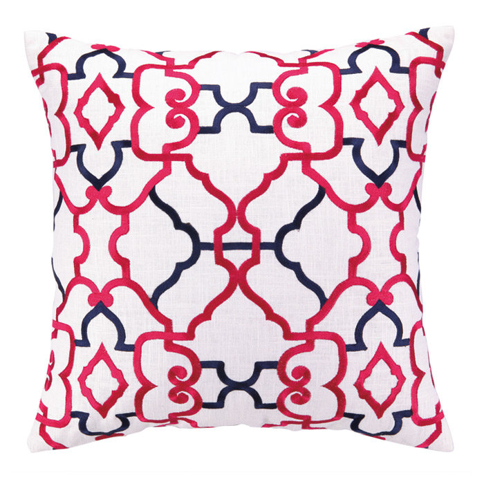 Coussin décoratif en lin courtney cachet camille