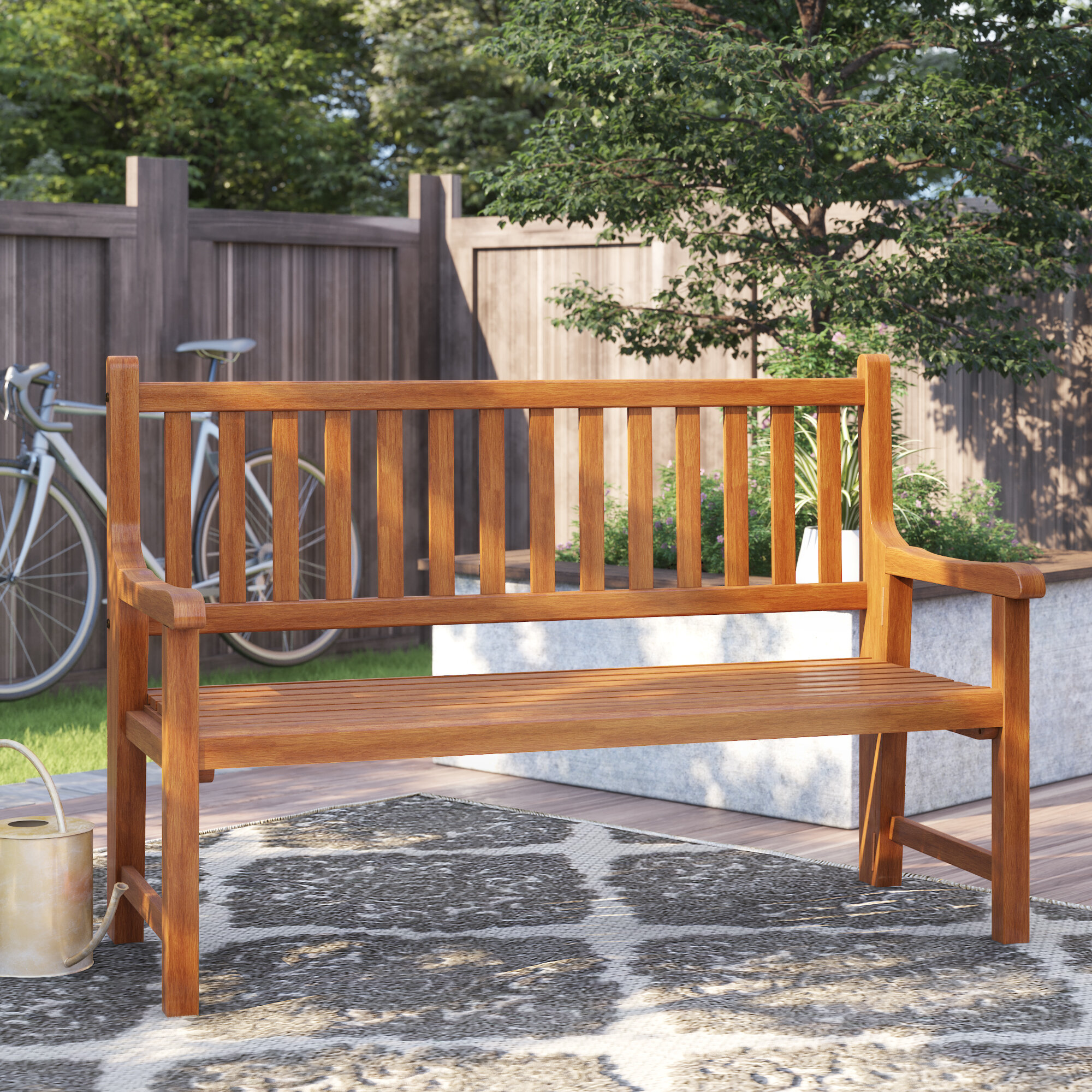 Union Rustic Berene Wooden Traditional Bench & Reviews | Wayfair.co.uk