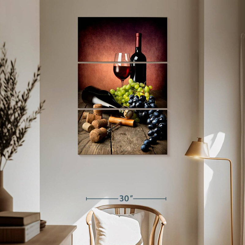 Yarlin Exquisite Red Wine, 65" H x 42" W