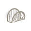 Porte-éponge en nickel satiné Spectrum Leaf pour évier de cuisine