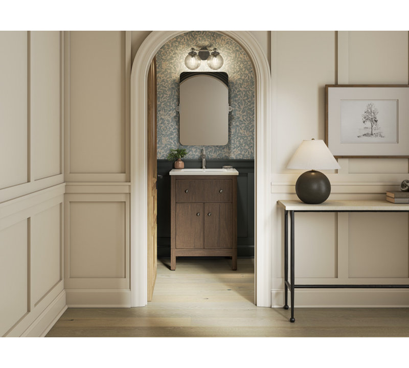 Meuble-lavabo avec lavabo et plateau en quartz Malin By Studio Mcgee, 24"