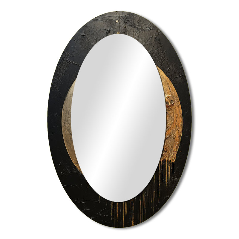 Miroir mural bronze, H 36 po x l 24 po