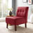Berniya Upholstered Button Tufted Slipper Chair with Wooden Legs-1511640108