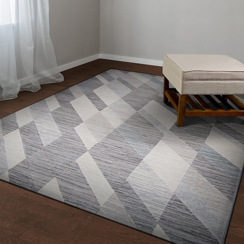 Fenwick Geometric Indoor Rug, Rectangle 3'11" x 5'3"