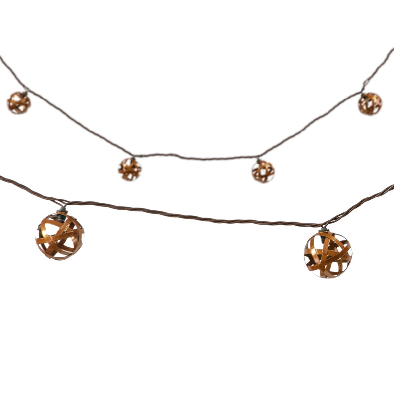 Rowlett Outdoor 10 - Bulb 10'' Plug-in Shaded String Light