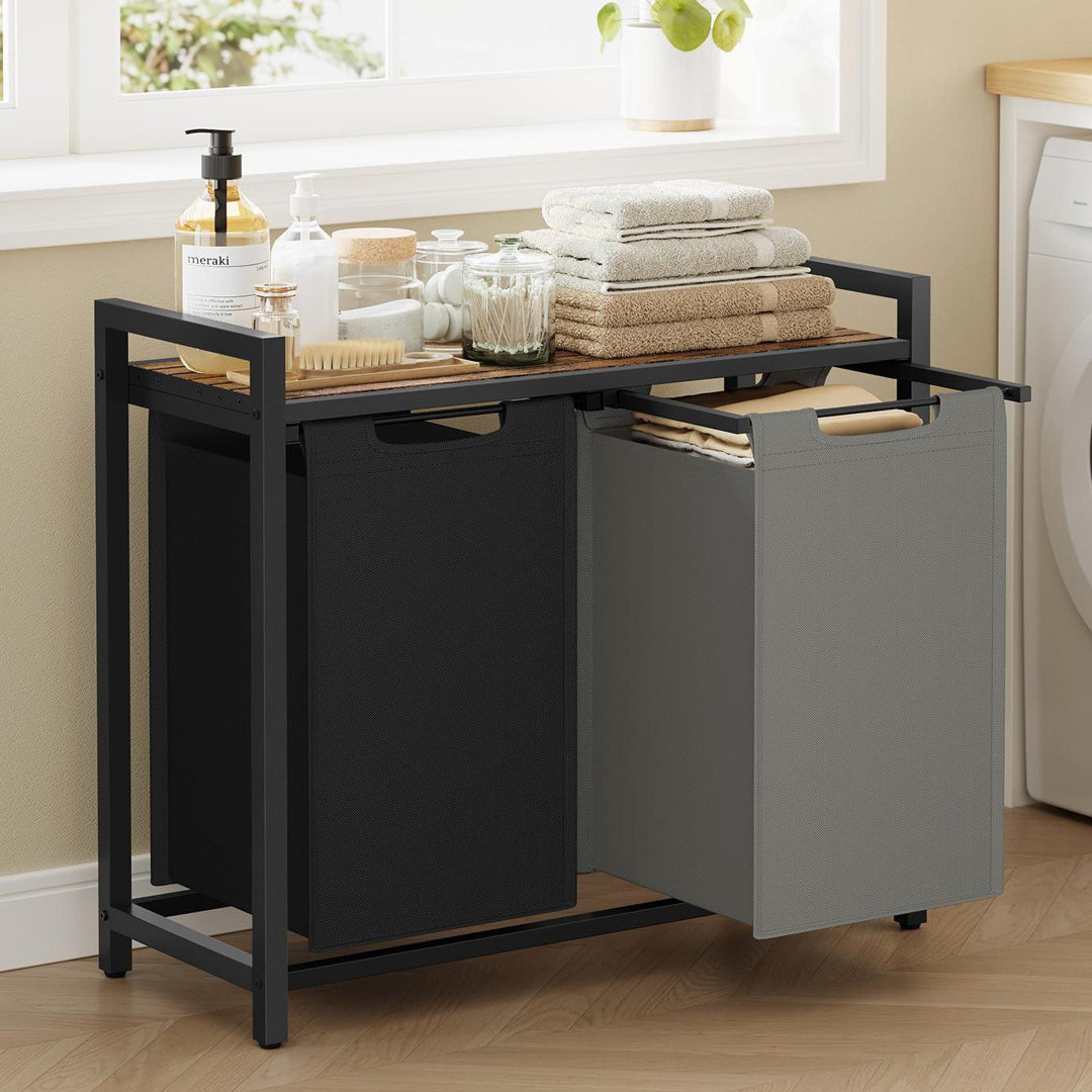 Doulgas 2 Removable 12.1-Gallon Liners Laundry Hamper