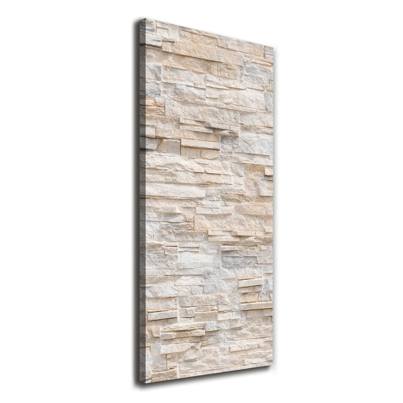 Brick Wall - Wrapped Canvas Print