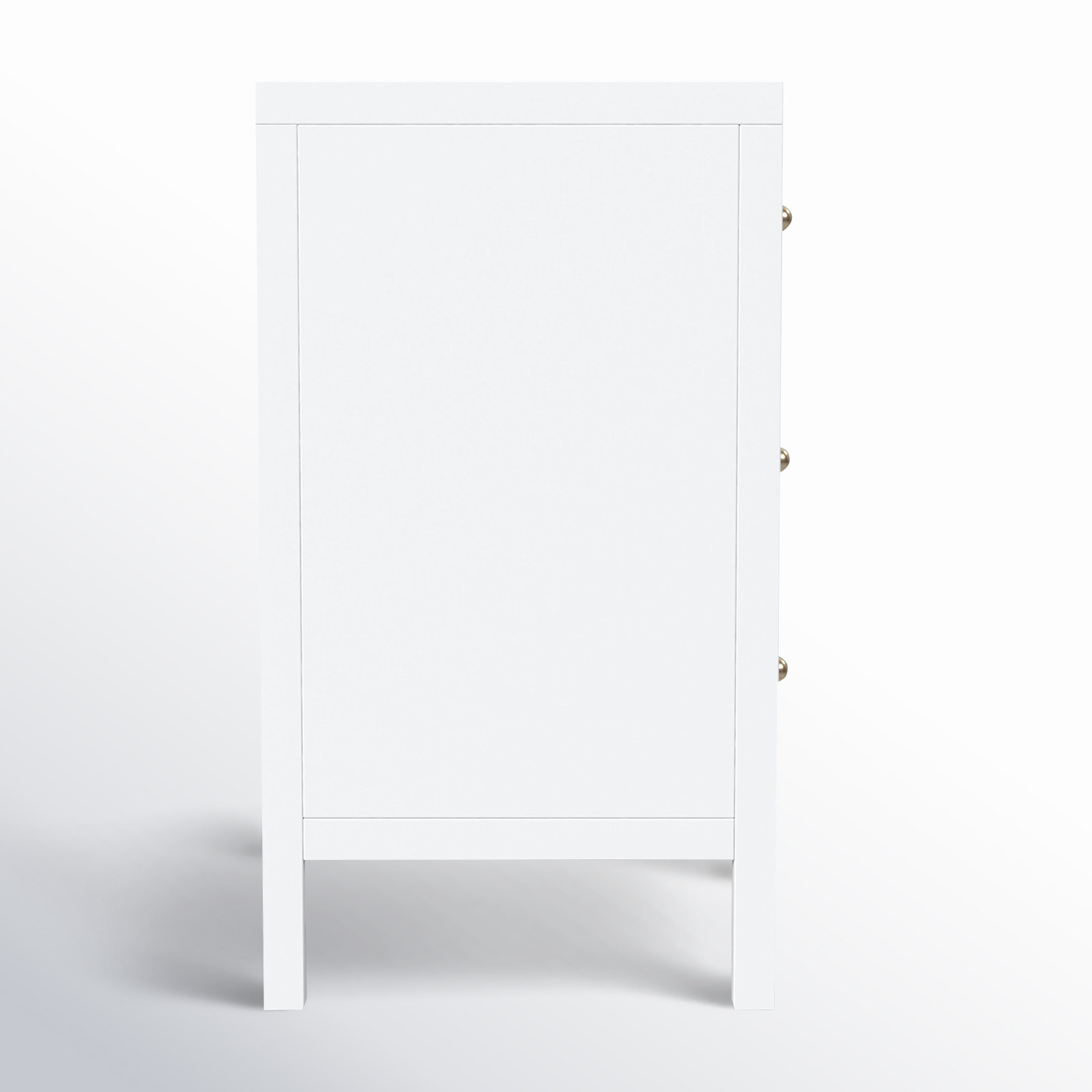 Celine 60" Acacia Double Dresser, Smooth White