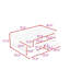 Lit simple mezzanine bas avec tiroirs de rangement intégrés et garde-corps de sécurité-2034590376-2034590378