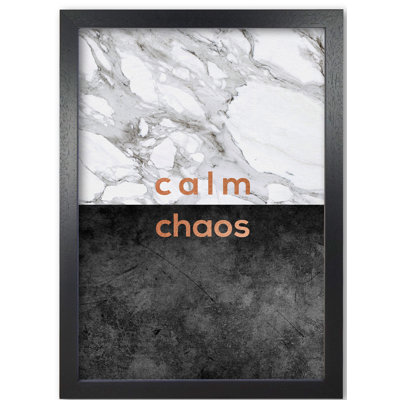 Calm Chaos Marble - Print
