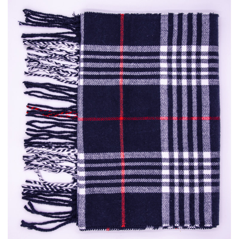 Jeté en cachemire Cashmere New England, Bleu marine