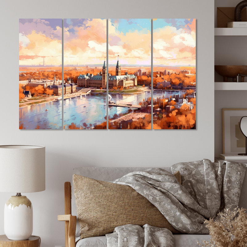 Cities & Countries Wall Decor on Metal