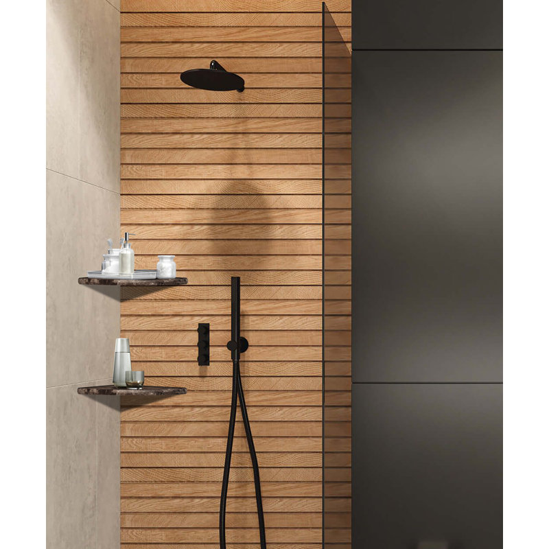 Tablette flottante Carrara, Empereur foncé