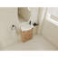 Meuble-lavabo autoportant de 23 po avec lavabo et portes à fermeture douce-266730555