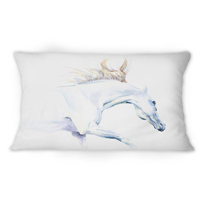 Coussin White Horse
