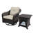 Miram Swivel Wicker Outdoor Lounge Chair-424236047