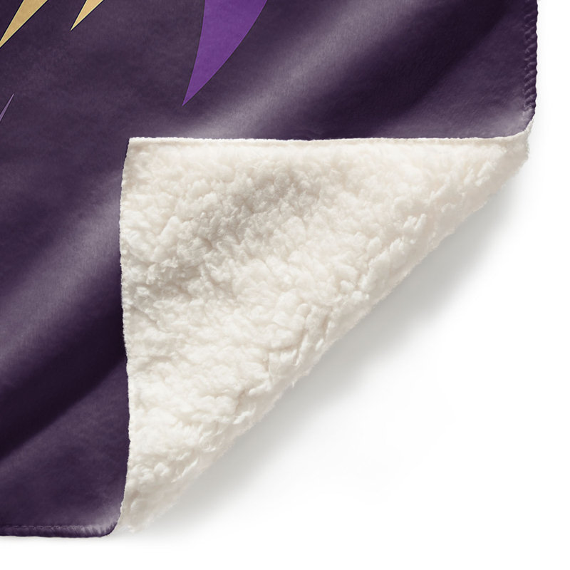 Couverture sherpa à la chambre de fusée, l 51 po x L 60 po