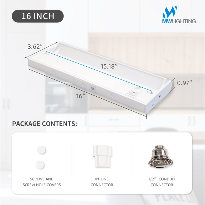 LED 16'' Under Cabinet Strip Light