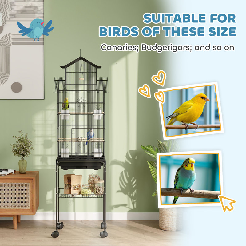 163cm Steel Flight Cage