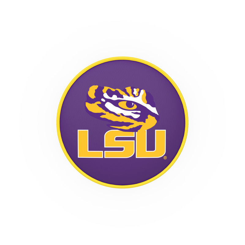 NCAA Swivel Bar & Counter Stool, Bar Stool (30" Seat Height), LSU