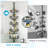 Adjustable Five-Tier Corner Shower Shelf With Hooks And Rust-Proof Pull-Out Brackets, 62-113 Inch Storage Rack