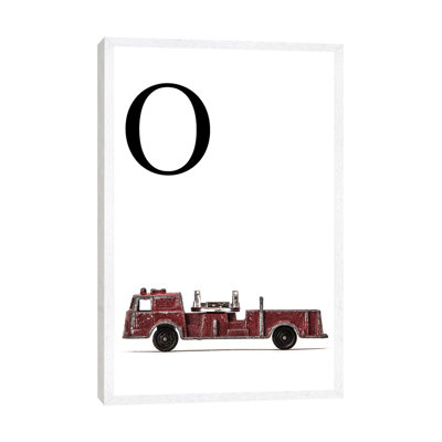 O Fire Engine Letter - Print on Canvas