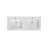 47.2" Solid Surface Resin Streamline Vanity Top