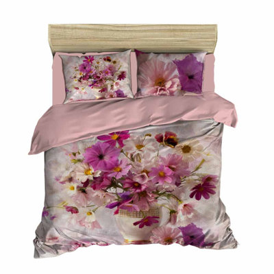 Pink Lilac White 140 TC