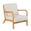 Halie Boucle Upholstered Occasional Accent Armchair
