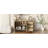 Elzy Wave-Pattern Wooden Sideboard with 3 Drawers & Hooks-120887054
