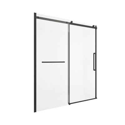 60,00 po X P 76,01 po H Porte de douche coulissante sans cadre