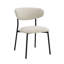 Chaise d'appoint en chenille beige Jirina (ensemble de 2)