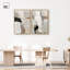 Ancient Walls Canvas Print Neutral Boho Art Set by Art Remedy, Black Frame, 10 x 15-1657228452-1657228453