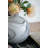 Svirla Vase-Black-And-White Swirl