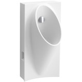 Steward Hybrid High-Efficiency Urinal with 1/2" Flexible Rear Supply Hose