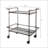 Galvanized Metal Bar Cart