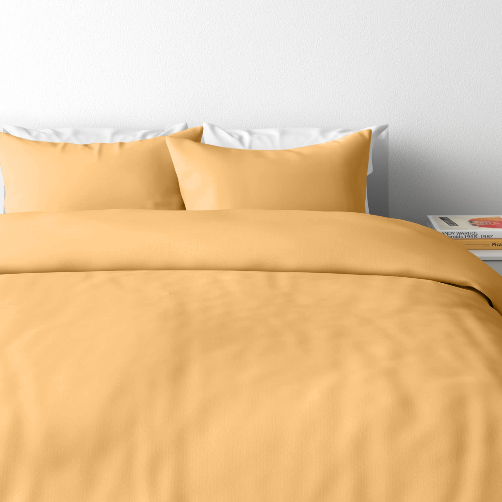 Kandice Linen Duvet Cover Set, Oatmeal, King Duvet Cover + 2 Shams