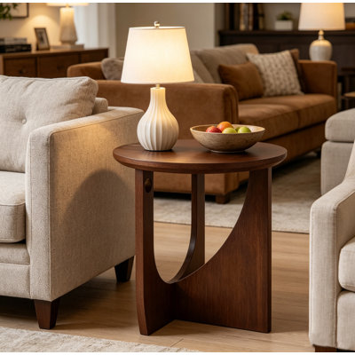 Solid Wood End Table
