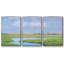 «Summer Marsh II», reproduction sur toile flottante 3 pièces-2104767063-2104767061