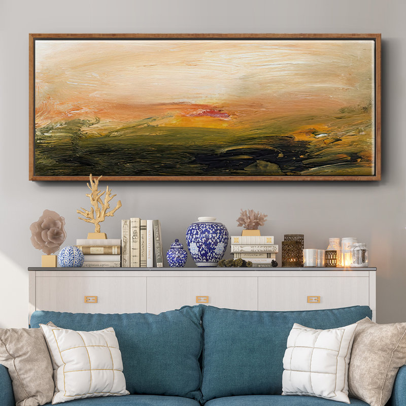 «Lingering Light I», toile encadrée